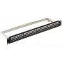 DELTA ENERGY SYSTEMS (SWITZERLAND) AG Patch Panel Keystone PP-24/RJ-FX/6AC2 - 24 Puertos Cat.6A FTP 1U Negro
