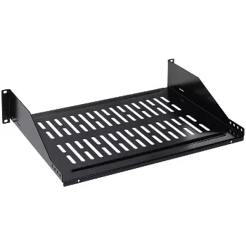 DELTA OPTICAL P19-2U/356*P2 estante fijo 19 inch 2U para armario rack 356 mm negro