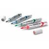 Set de rotuladores para pizarra blanca Pentel Maxiflo Flex-Feel, colores surtidos, 2,0 - 5,0 mm, 4 uds.