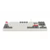 Teclado mecánico KRUX ATAX PRO RGB Creator Retro Gateron Yellow Pro (TKL, 87 teclas, hot-swappable, USB-C, teclas PBT Double-Shot, RGB por tecla)
