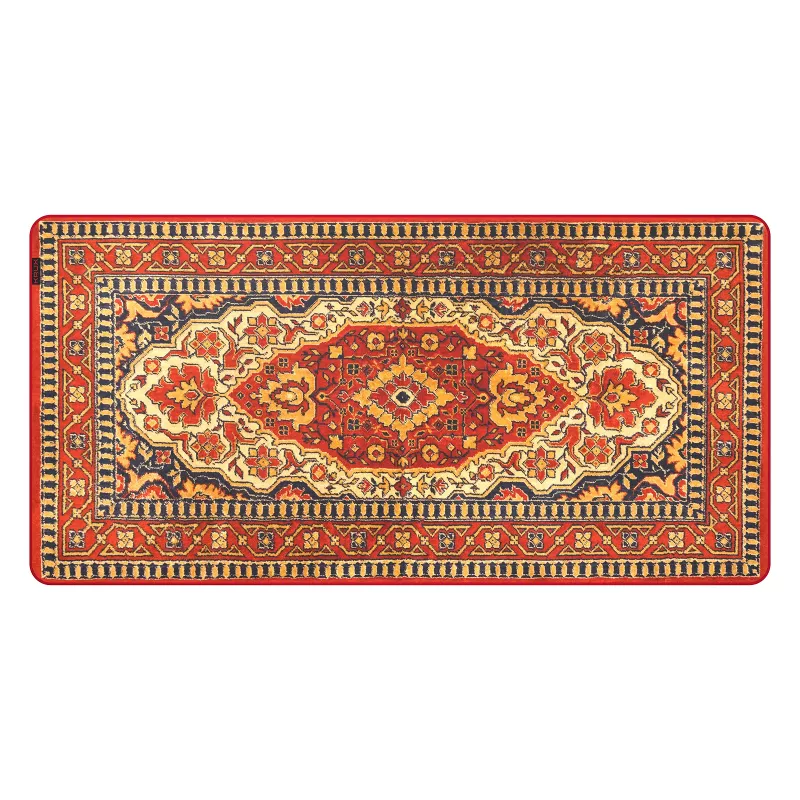 Alfombrilla gaming KRUX Space Carpet MAX - 900x400x3mm, tejido de baja fricción, base de goma antideslizante, bordes cosidos