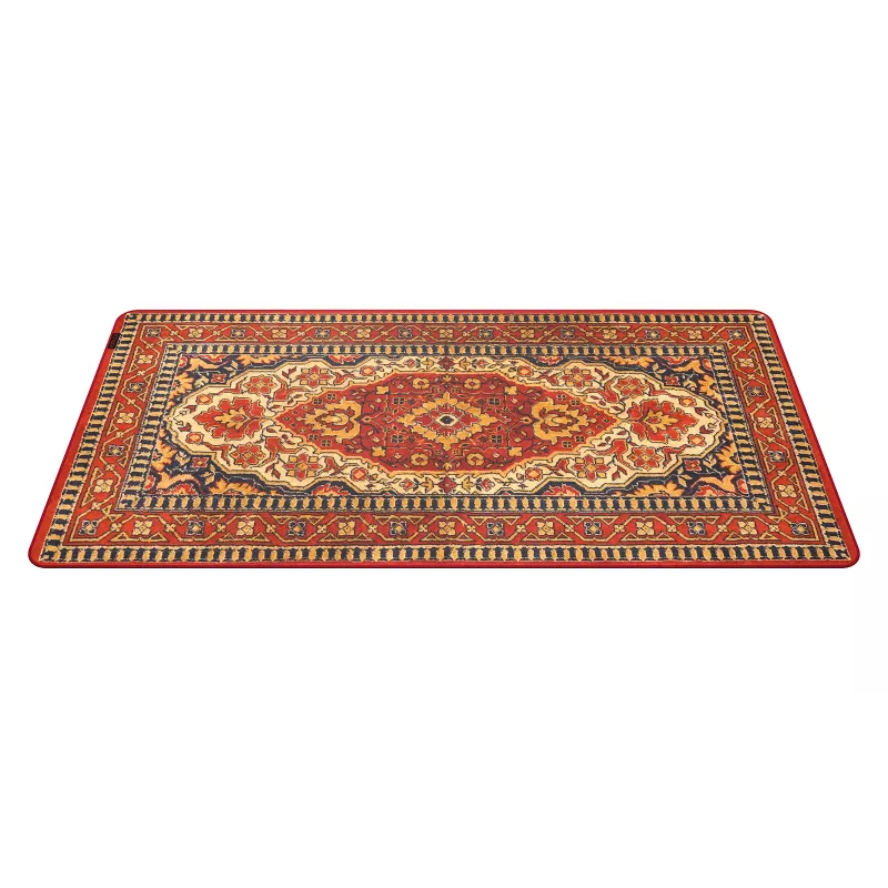 Alfombrilla gaming KRUX Space Carpet MAX - 900x400x3mm, tejido de baja fricción, base de goma antideslizante, bordes cosidos
