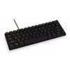 Teclado gaming mecánico KRUX Qara 60%, Outemu Red, negro, KRX0137