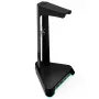 Soporte para auriculares KRUX Rivt con iluminación RGB, negro (KRXG003)
