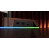 Soporte para auriculares KRUX Rivt con iluminación RGB, negro (KRXG003)