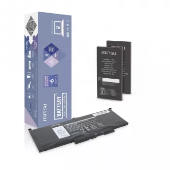 Batería MITSU para Dell Latitude 7390, 7490, 5800 mAh (44Wh) 7,6 Voltios