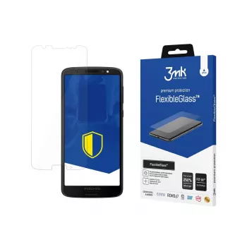 3MK FlexibleGlass Protector de pantalla de vidrio híbrido para Motorola Moto G6