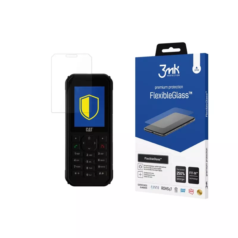 3MK Hybrid Glass FlexibleGlass protector de pantalla para CAT B40