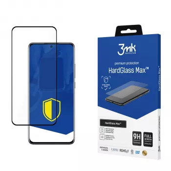 3MK HardGlass Max protector de pantalla para Xiaomi 12 5G - Negro