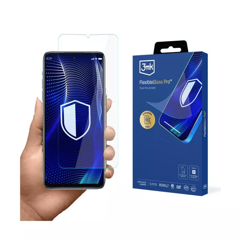 3MK PROTECTION FlexibleGlass Pro protector de pantalla de cristal híbrido para Infinix Hot 20