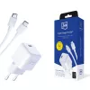 3MK Hyper Charger PD 25W + 1x cable USB-C a USB-C
