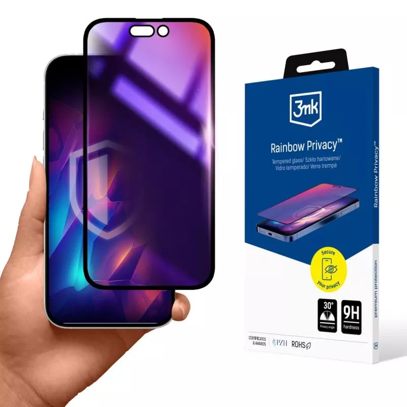 3MK Rainbow Privacy protector de pantalla para Apple iPhone 15 Plus