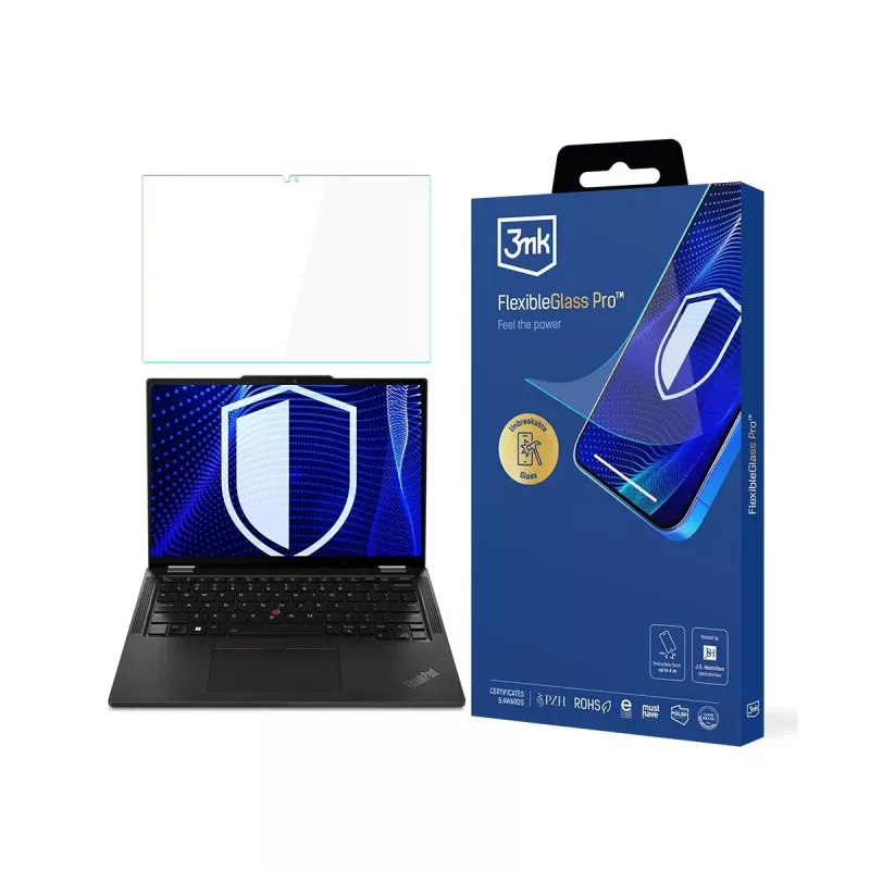 3MK PROTECTION FlexibleGlass Pro protector de pantalla para Lenovo ThinkPad X13 Yoga Gen 1 (13,3 pulgadas)
