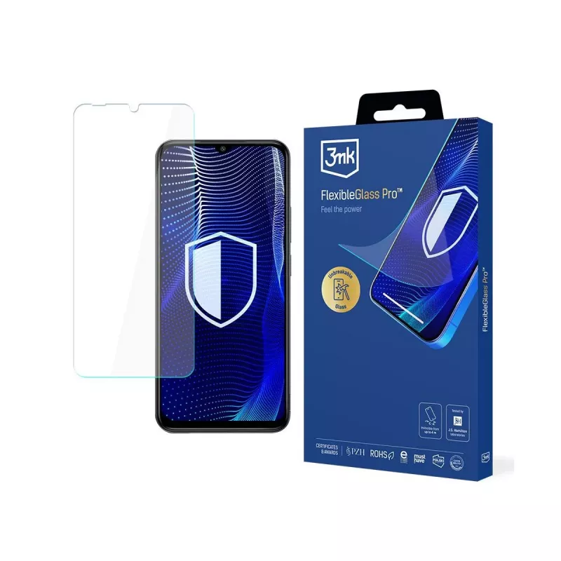 3MK PROTECTION BLU C9 - Protector de pantalla de cristal híbrido 3mk FlexibleGlass Pro