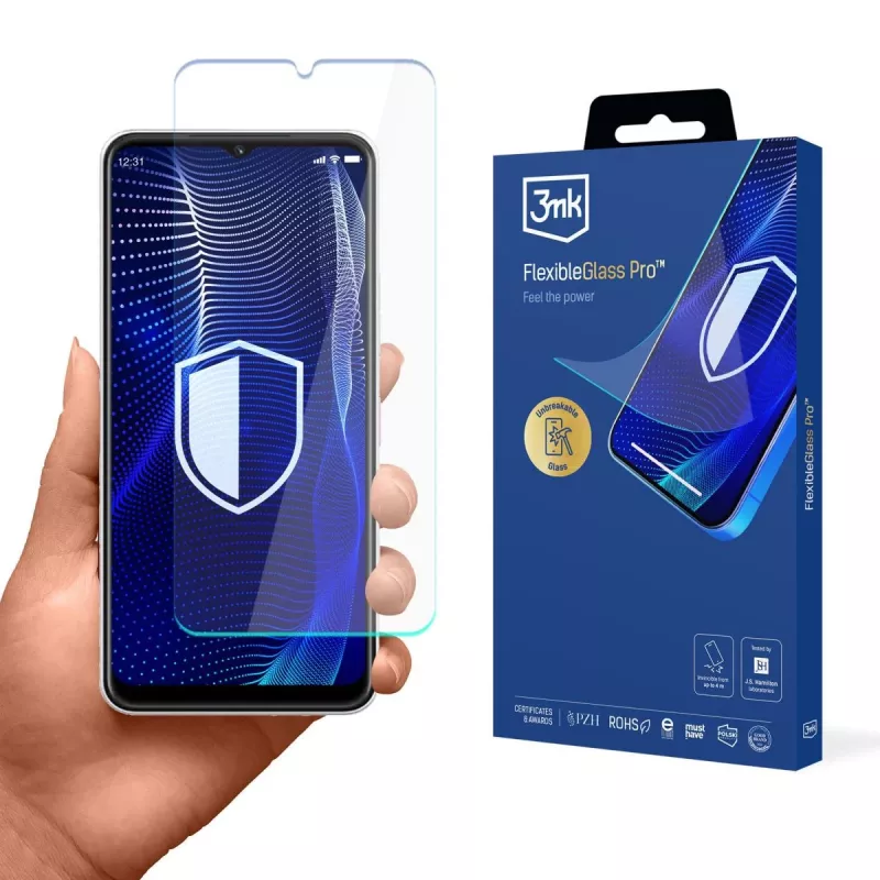 3MK PROTECTION Protector de pantalla FlexibleGlass Pro para T-Mobile REVVL 7 5G