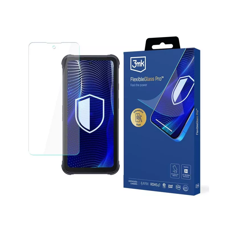 3MK PROTECTION Cubot KingKong 8 / Power - Protector de pantalla de cristal híbrido 3mk FlexibleGlass Pro