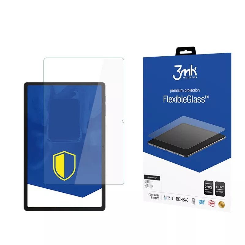 3MK PROTECTION FlexibleGlass protector de pantalla de cristal híbrido para Cubot Tab 50 - 0,3 mm, dureza 7H, recubrimiento oleófobo, montaje sin burbujas