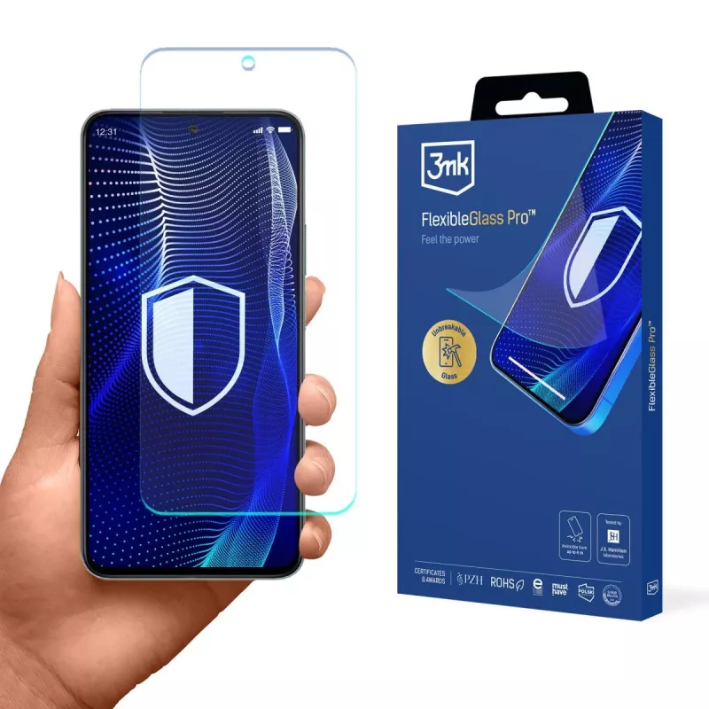 3MK PROTECTION Lámina protectora de pantalla FlexibleGlass Pro para Honor Play 9T 5G - Transparente