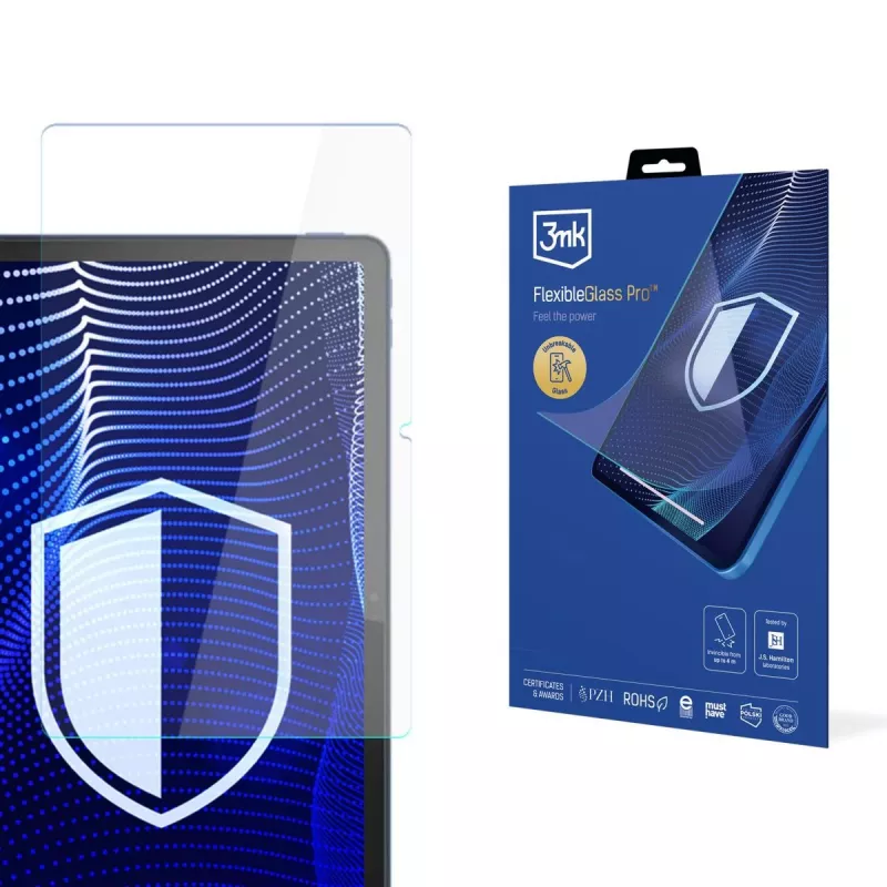 3MK PROTECTION FlexibleGlass Pro protector de pantalla para Lenovo Tab M10A 5G - cristal híbrido, dureza 7H, 0,3 mm, transparente
