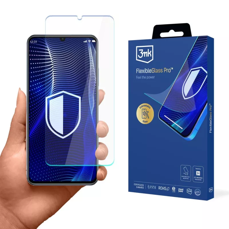 3MK PROTECTION Realme C65s - 3mk FlexibleGlass Pro protector de pantalla de cristal híbrido