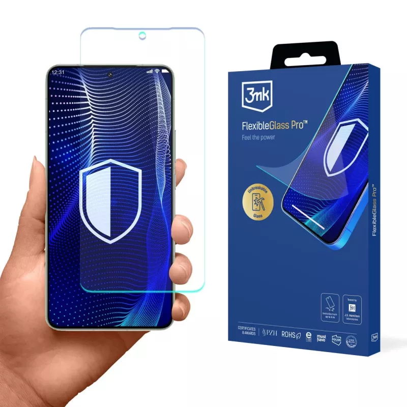 3MK PROTECTION IQOO 13 5G - Protector de pantalla de cristal híbrido 3mk FlexibleGlass Pro