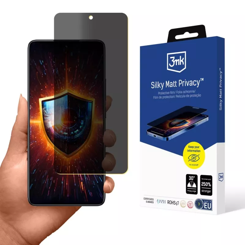 3MK Silk Matte protector de pantalla con privacidad para Xiaomi 14T