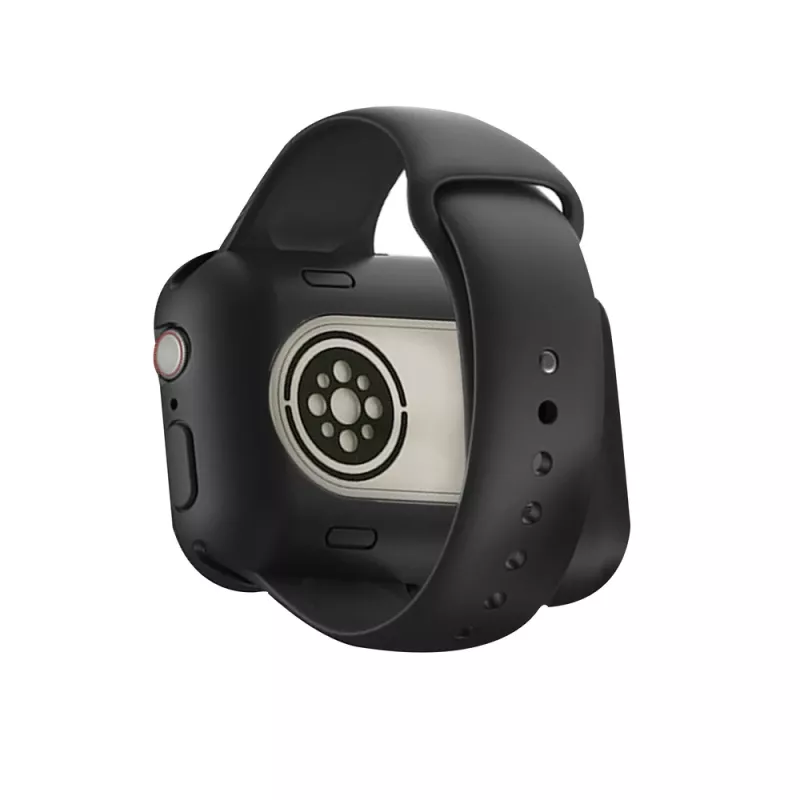 3mk Endurance funda powerbank para Apple Watch 44 mm/45 mm 2,5 W 1200 mAh USB-C negro