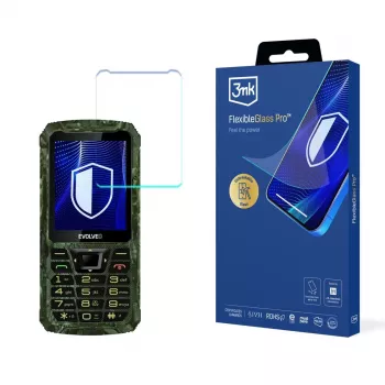 3MK PROTECTION Evolveo StrongPhone Z6 - Protector de pantalla híbrido 3mk FlexibleGlass Pro