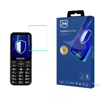 3MK PROTECTION Evolveo EasyPhone LT - Protector de pantalla híbrido 3mk FlexibleGlass Pro