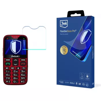 3MK PROTECTION Evolveo EasyPhone XG - Protector de pantalla híbrido 3mk FlexibleGlass Pro