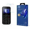 MyPhone Halo A - Protector de pantalla de cristal híbrido 3mk FlexibleGlass Pro (transparente)