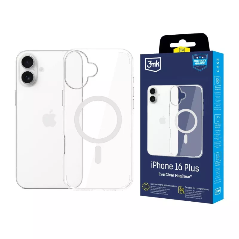 Apple iPhone 16 Plus - 3mk EverClear MagCase