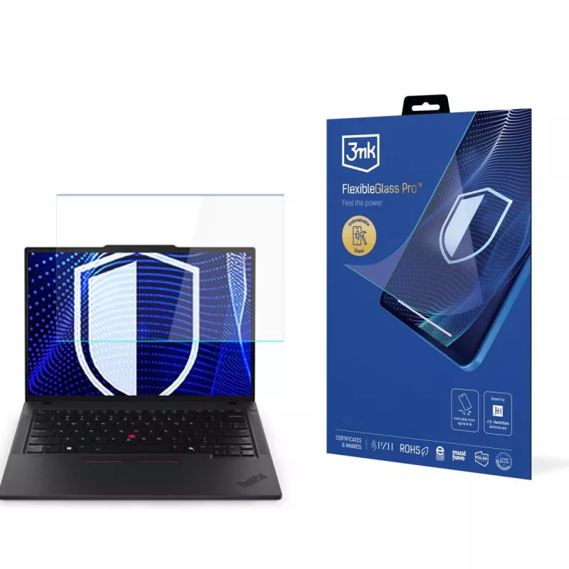 3MK PROTECTION Lámina protectora de pantalla FlexibleGlass Pro para Lenovo ThinkPad P14s Gen 6 (hasta 15