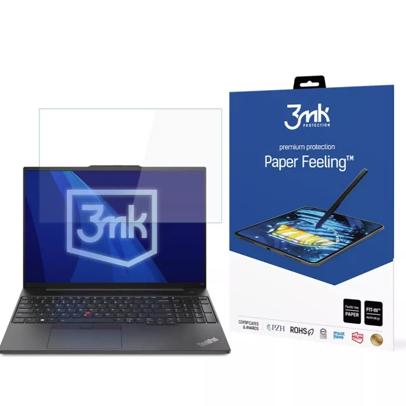 3MK PROTECTION Protector de pantalla Paper Feeling para Lenovo ThinkPad E16 Gen 3