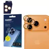 3MK HARDY Lens Protection Pro Orange para Apple iPhone 17 Pro / 17 Pro Max