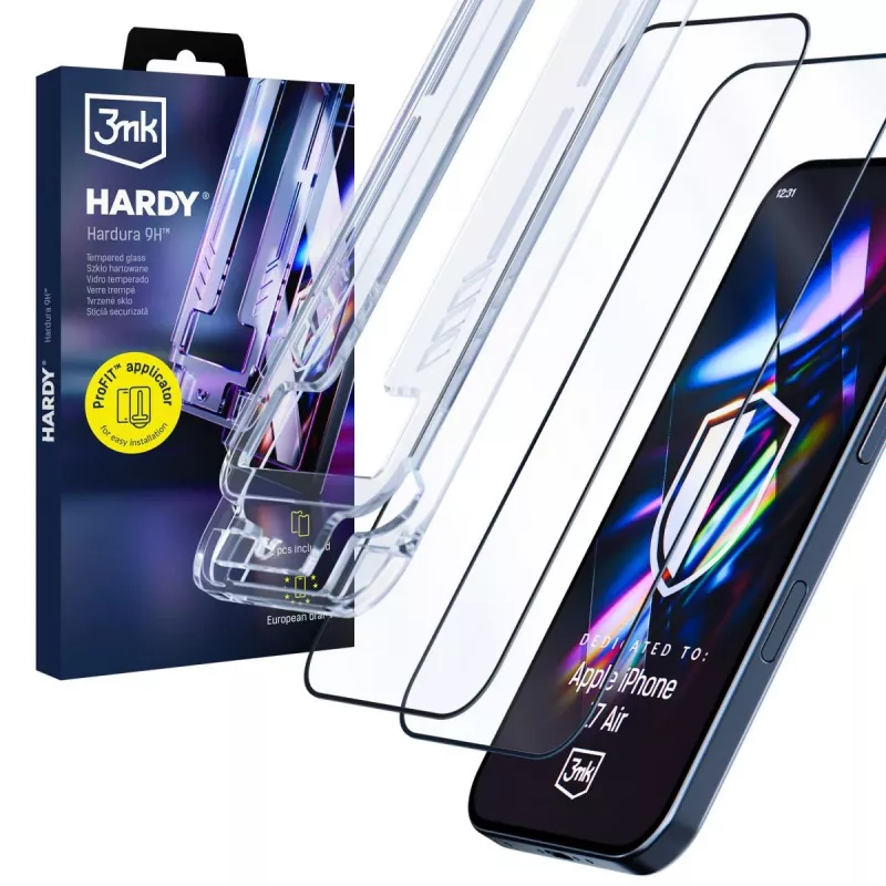 3MK PROTECTION Apple iPhone Air - 3mk Hardy Hardura 9H protector de pantalla