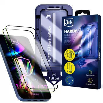 3MK PROTECTION Apple iPhone 16 Pro/17 - 3mk Hardy Hardura 9H protector de pantalla