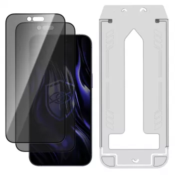 3MK PROTECTION Apple iPhone Air - 3mk Hardy Privzone 9H protector de pantalla de cristal templado con privacidad