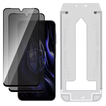 3MK PROTECTION Samsung Galaxy A26 5G - 3mk Hardy Privzone 9H protector de pantalla de cristal templado con privacidad