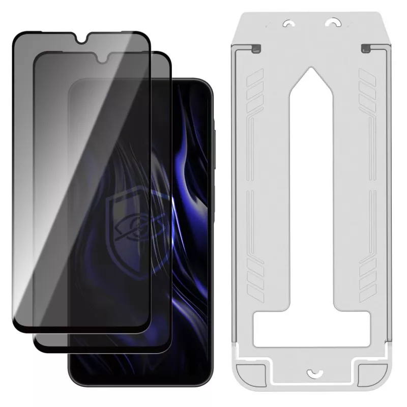 3MK PROTECTION Samsung Galaxy A26 5G - 3mk Hardy Privzone 9H protector de pantalla de cristal templado con privacidad