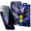 3MK PROTECTION Samsung Galaxy S24 Ultra Hardy Privzone 9H protector de pantalla de cristal templado con privacidad