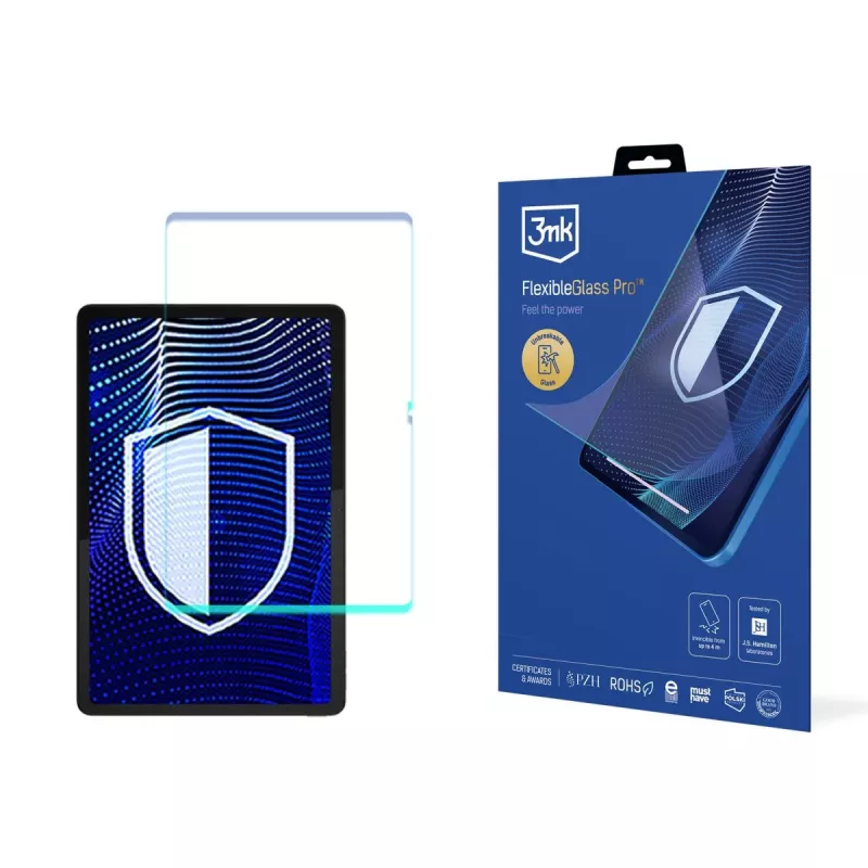 3MK PROTECTION FlexibleGlass Pro protector de pantalla para Lenovo Tab K11 Gen 2 - 11 pulgadas - película de cristal híbrido - dureza 7H - recubrimiento oleófobo - anti-burbujas - bordes redondeados