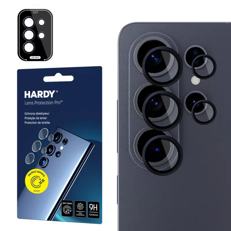 3mk Hardy Lens Protection Pro negro para Samsung Galaxy S26 Ultra