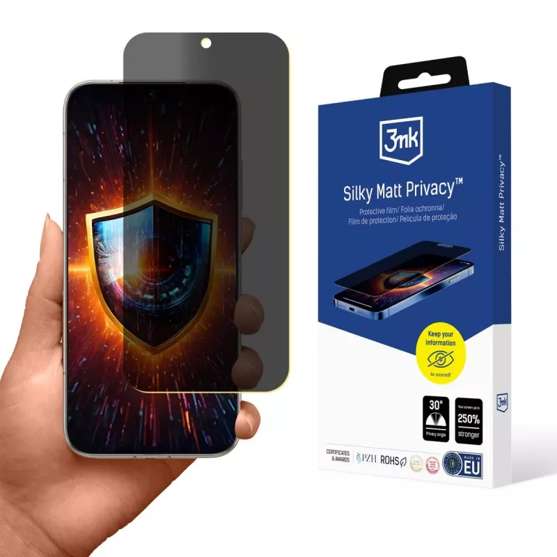 3mk Silky Matt protector de pantalla Privacy para Honor Magic 8