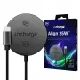3mk incharge Align Qi2.2 25W para Apple negro