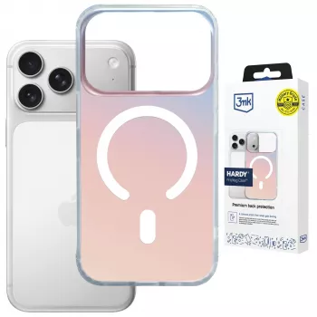 3MK PROTECTION Apple iPhone 17 Pro - Funda 3mk Hardy PrisMag transparente