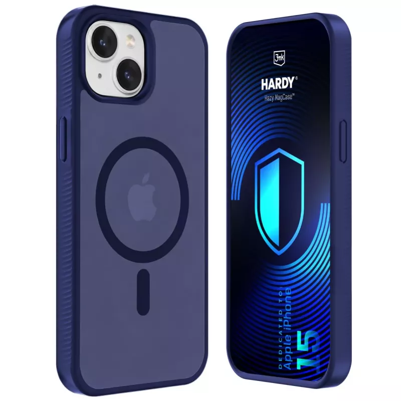 3MK PROTECTION Apple iPhone 15 - Funda 3mk Hardy Hazy MagCase azul