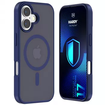 3MK Hardy Hazy MagCase para Apple iPhone 17, azul