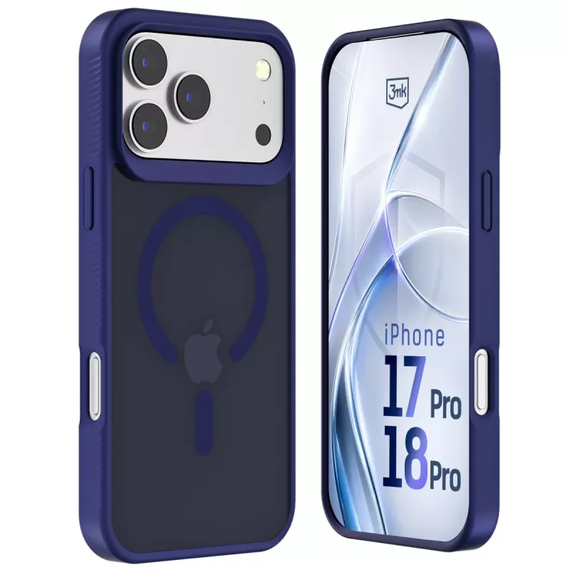 3MK PROTECTION Apple iPhone 17 Pro - Funda 3mk Hardy Hazy MagCase azul