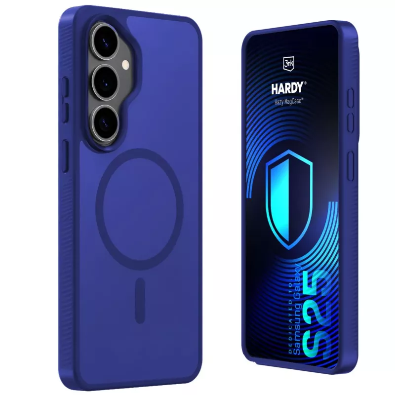 3MK PROTECTION Samsung Galaxy S25 - Funda 3mk Hardy Hazy MagCase azul